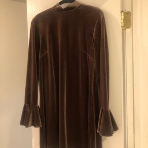 Brand NEW Lucca Mocha velvet dress with tags